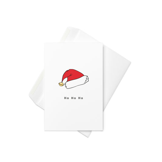 Simple, striking, and full of cheer—this holiday card brings the Christmas vibes in bold style. Whether you're sending it to friends, family, or a fellow festive fanatic, this card is the perfect way to spread joy and good humour this season
