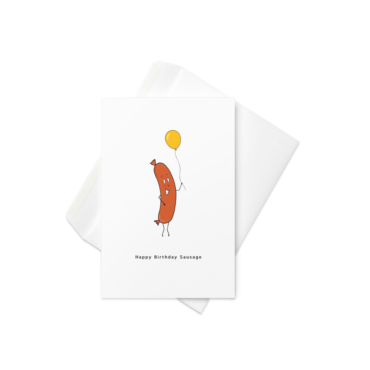 Happy Birthday Sausage Birthday card, Cute birthday card