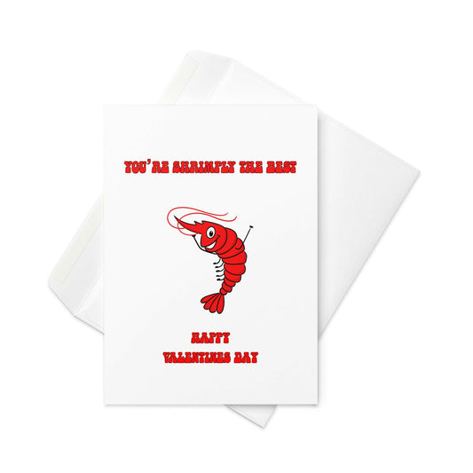 Shrimply the best valentines day card